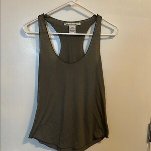 Olive racerback tank